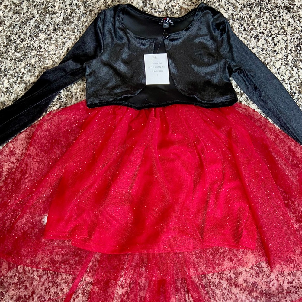 Holliday dress (toddler) 5t